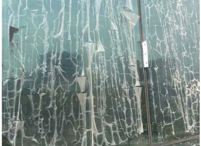 Decal bị bong trên nhôm kính