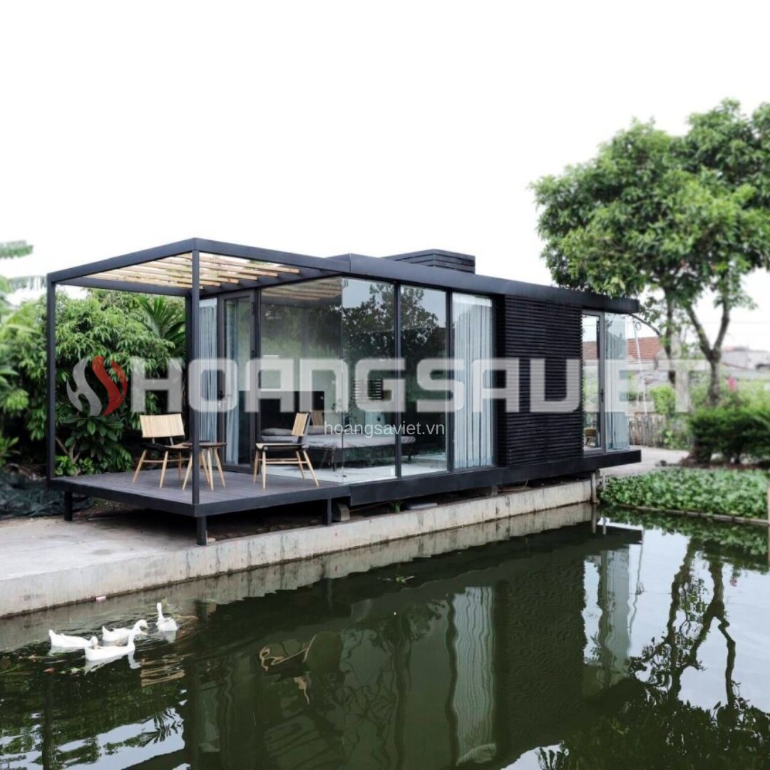 Nhà module lắp ghép hiện đại Nhà module lắp ghép hiện đại