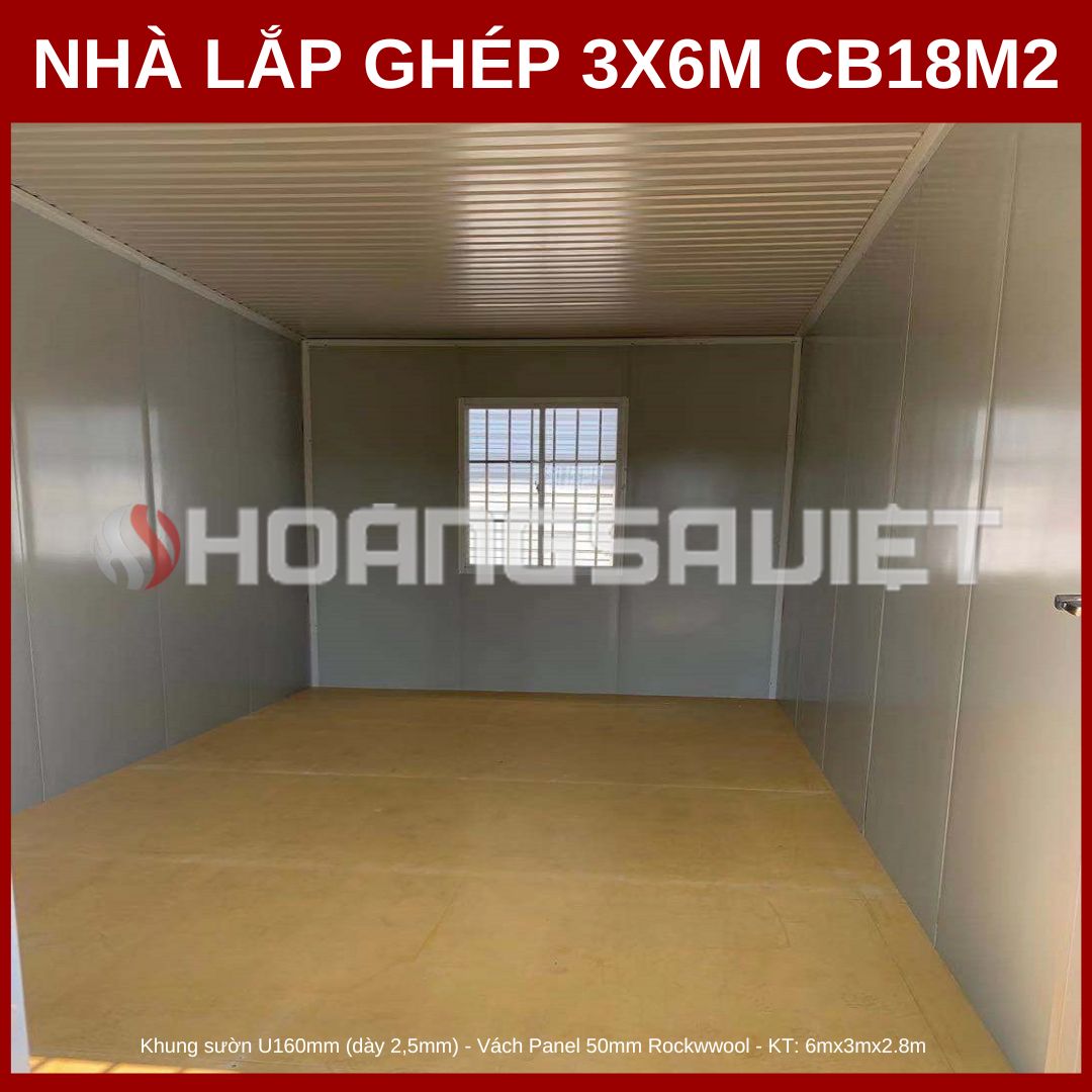 bên trong nhà container xếp gọn