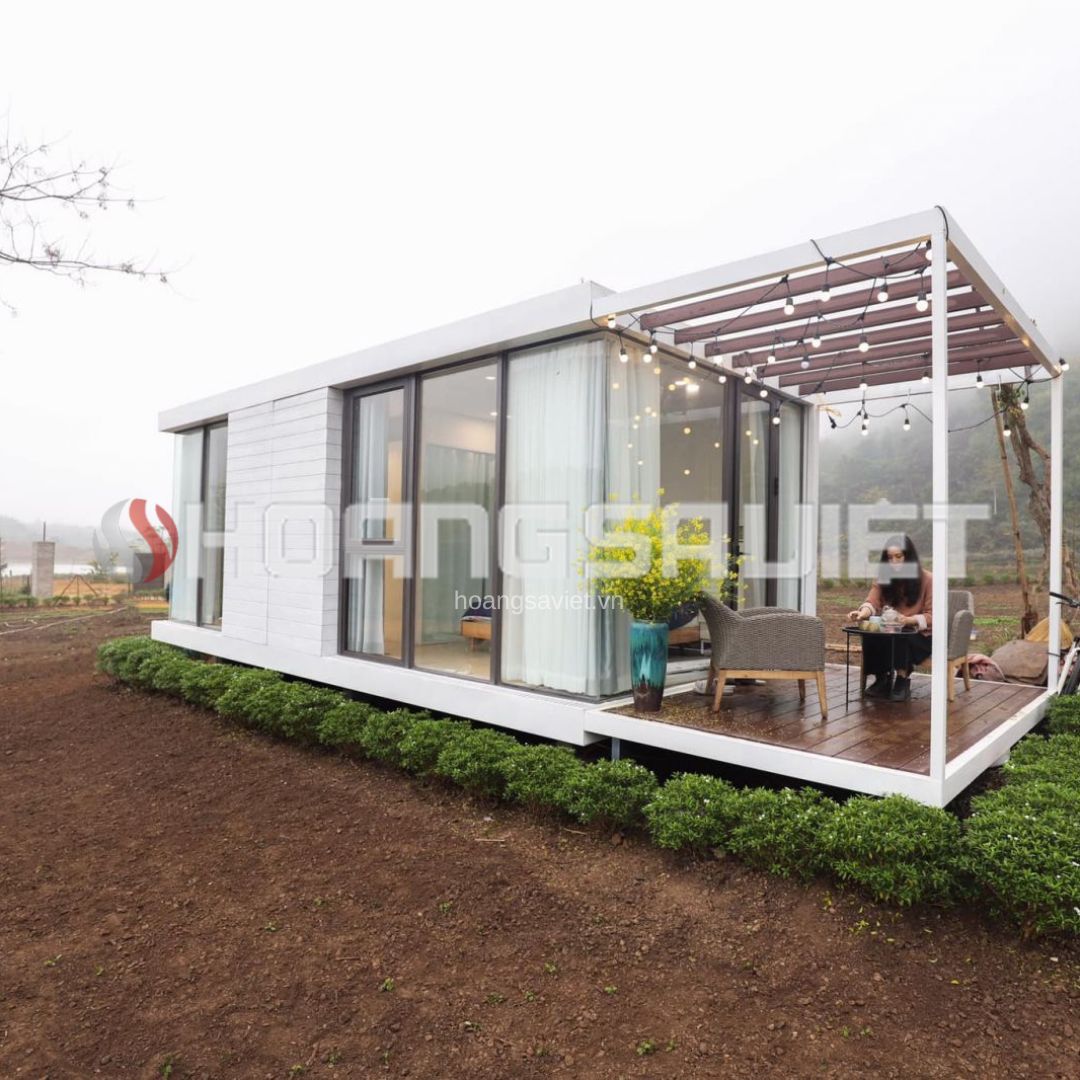Nhà module lắp ghép hiện đại Nhà module lắp ghép hiện đại