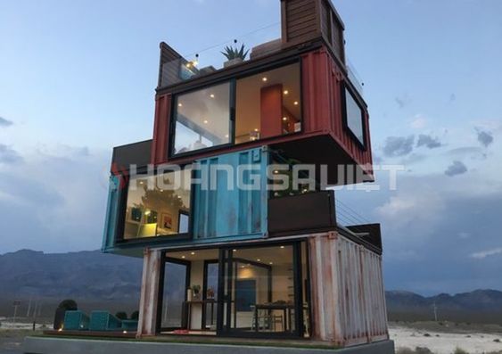 Nhà homestay bằng thùng container giá rẻ (thùng container chở hàng)