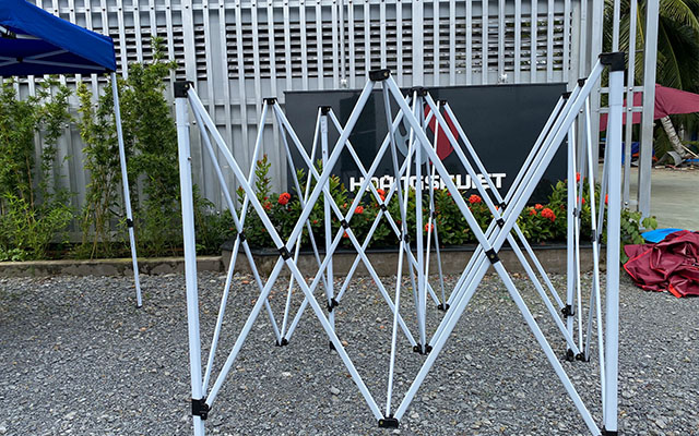 Bộ khung nhà bạt di động 3x4.5m Bộ khung nhà bạt di động 3x4.5m
