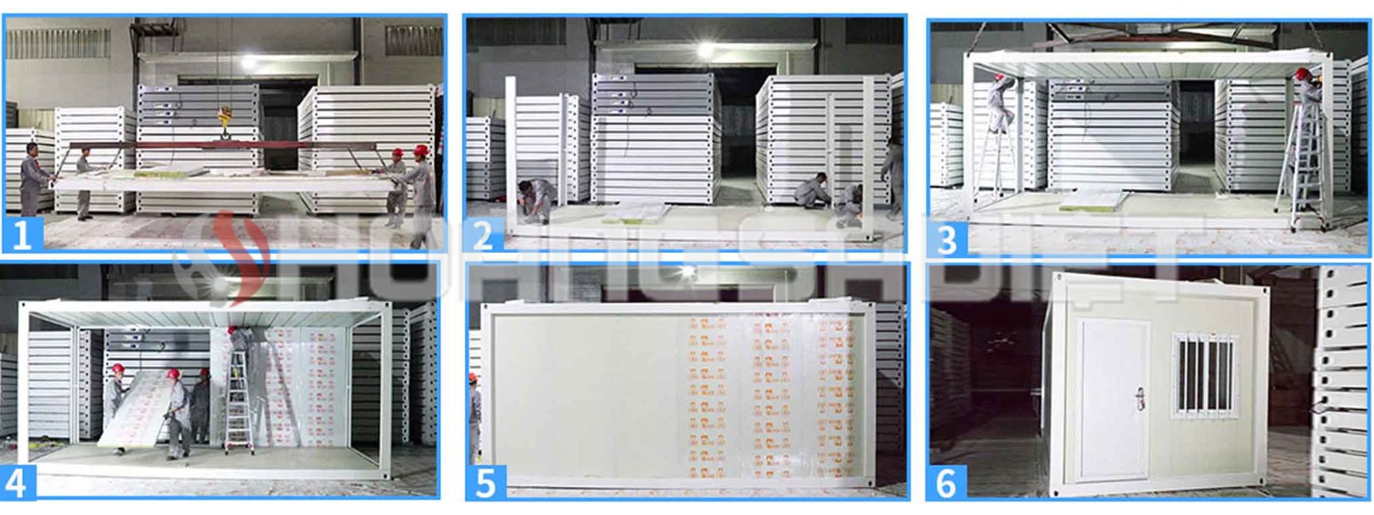 Các bước thi công nhà lắp ghép cơ bản