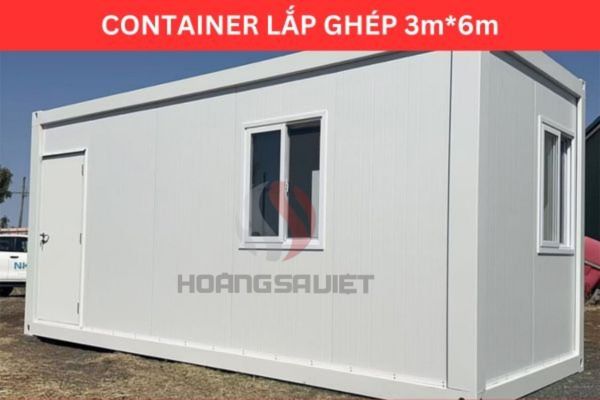 20feet container house (3x6 container)