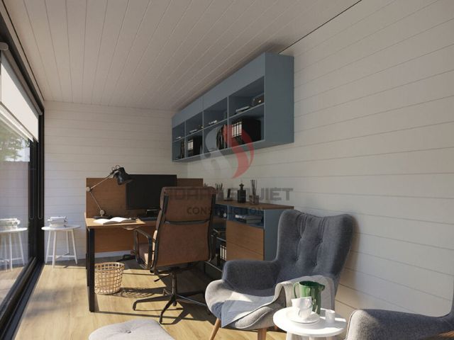 Interior of the Container Office in Hanoi