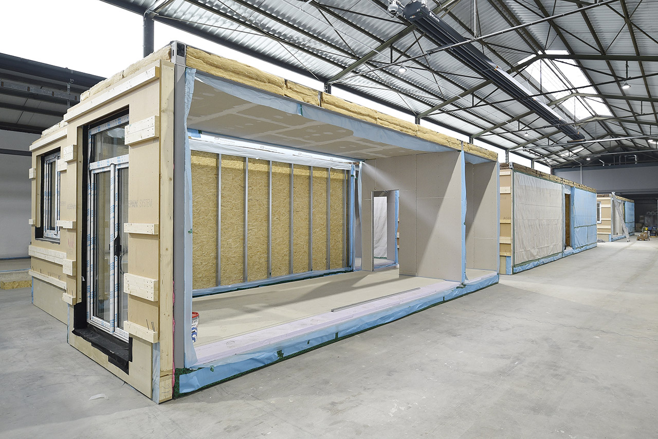 khung chịu lực nhà ghép