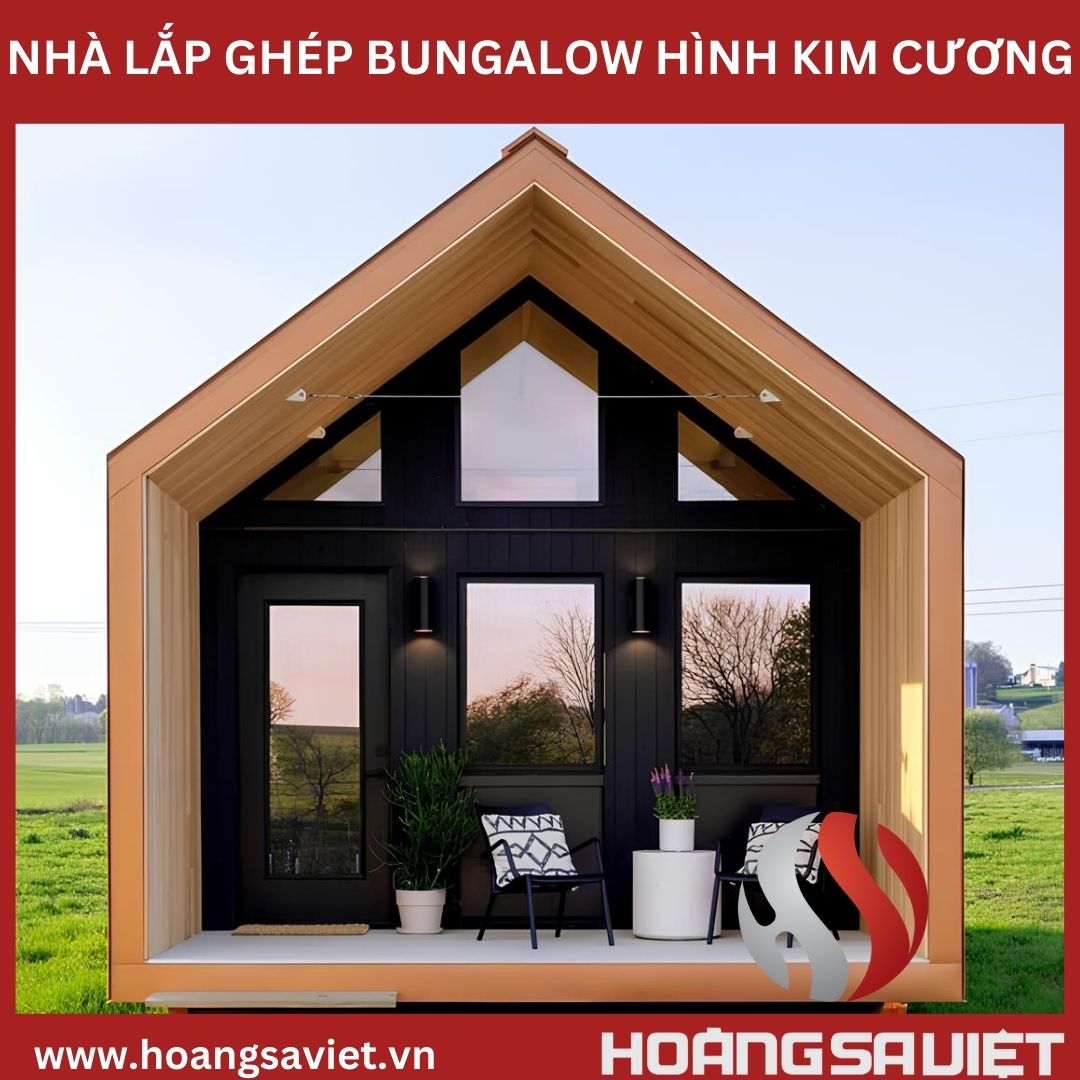 Diamond bungalow prefabricated house model
