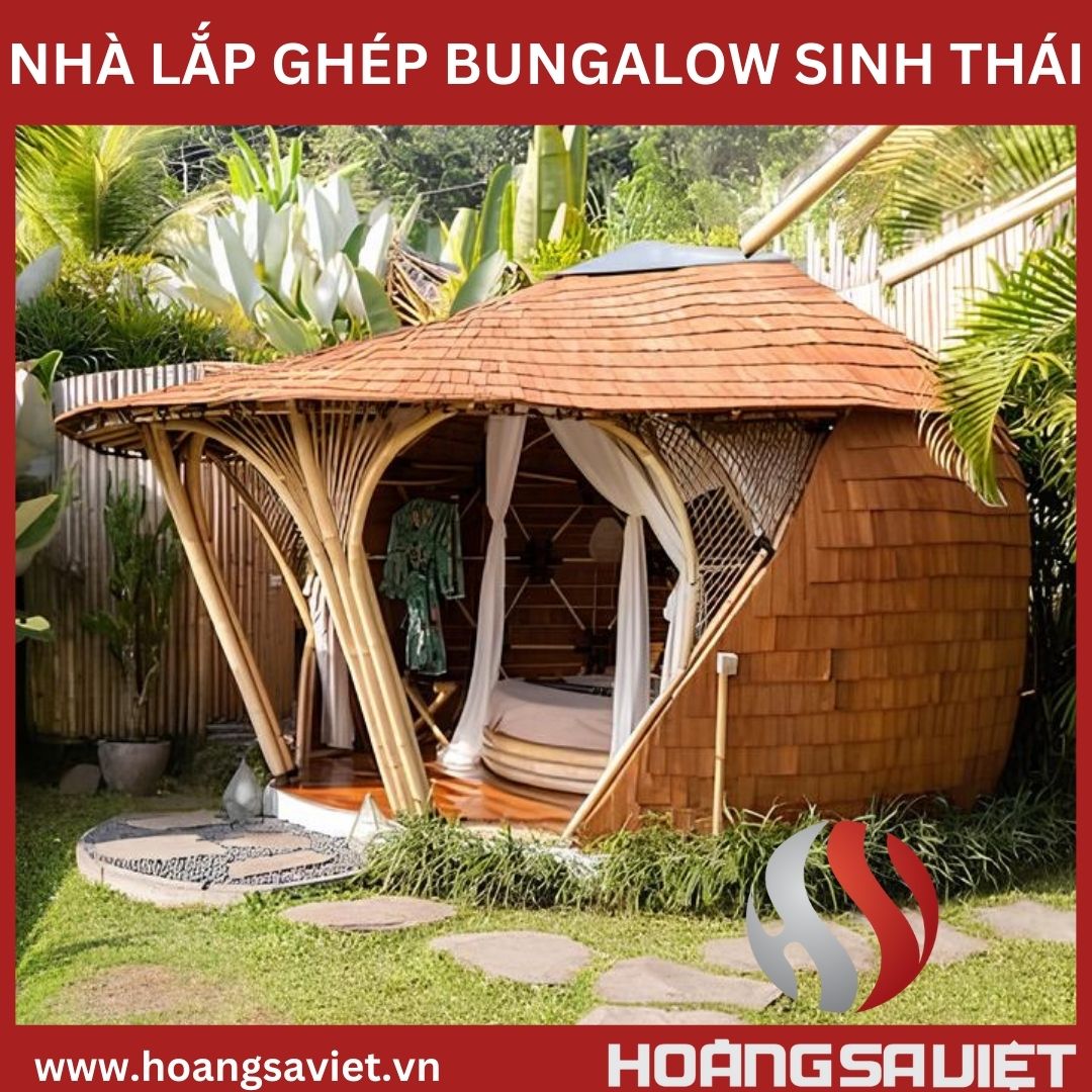 Ecological bungalow prefabricated house