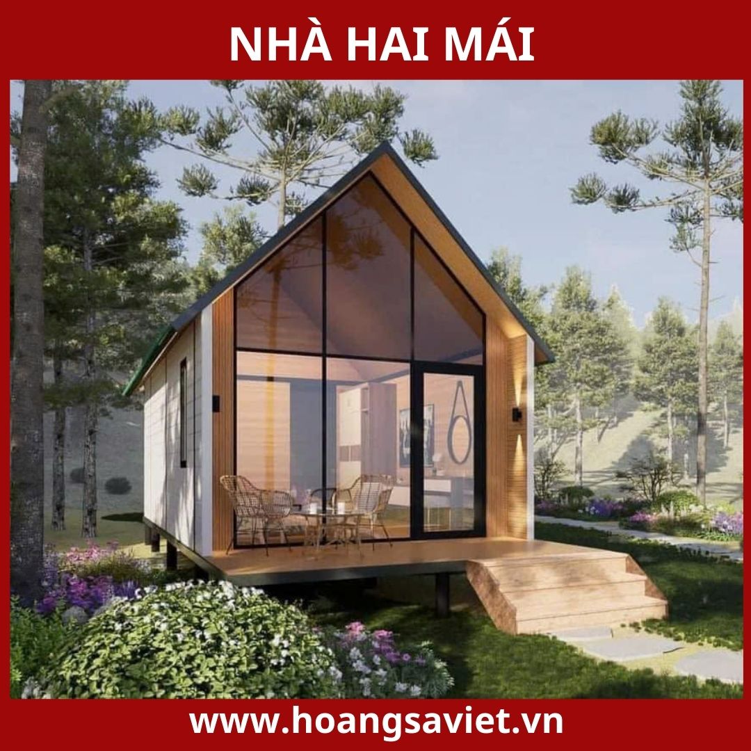Nhà lắp ghép 2 mái