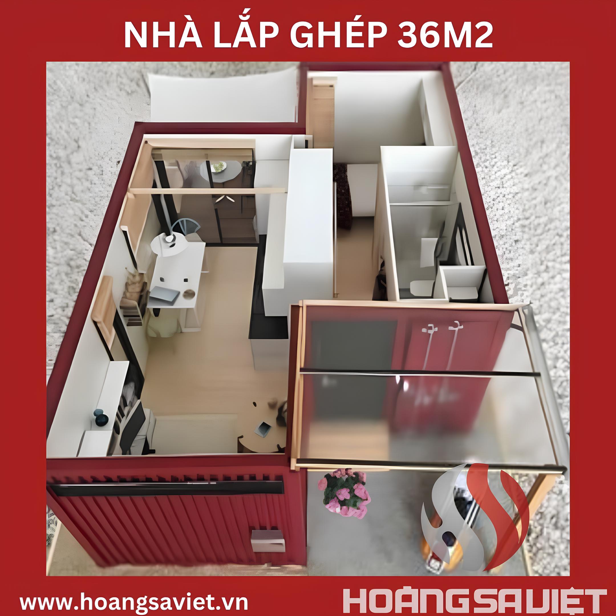 36m2 prefabricated house at HSV Construction