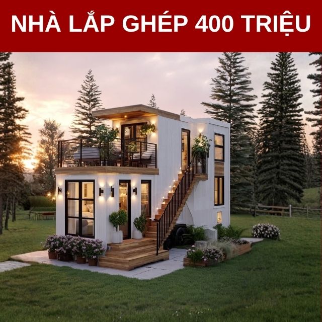 nhà lắp ghép 400 triệu