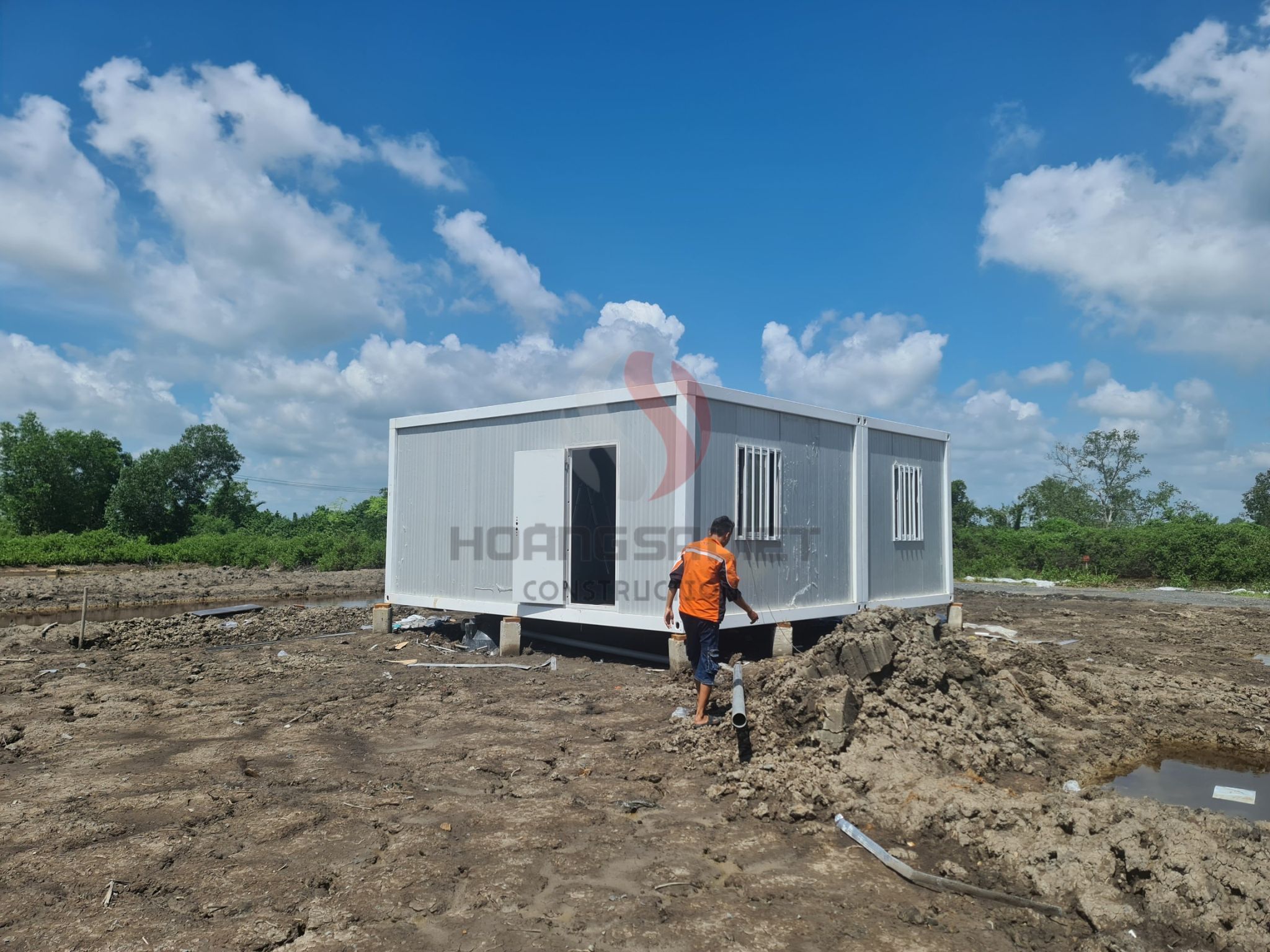 Nhà lắp ghép 42m2 tại Cần Giờ