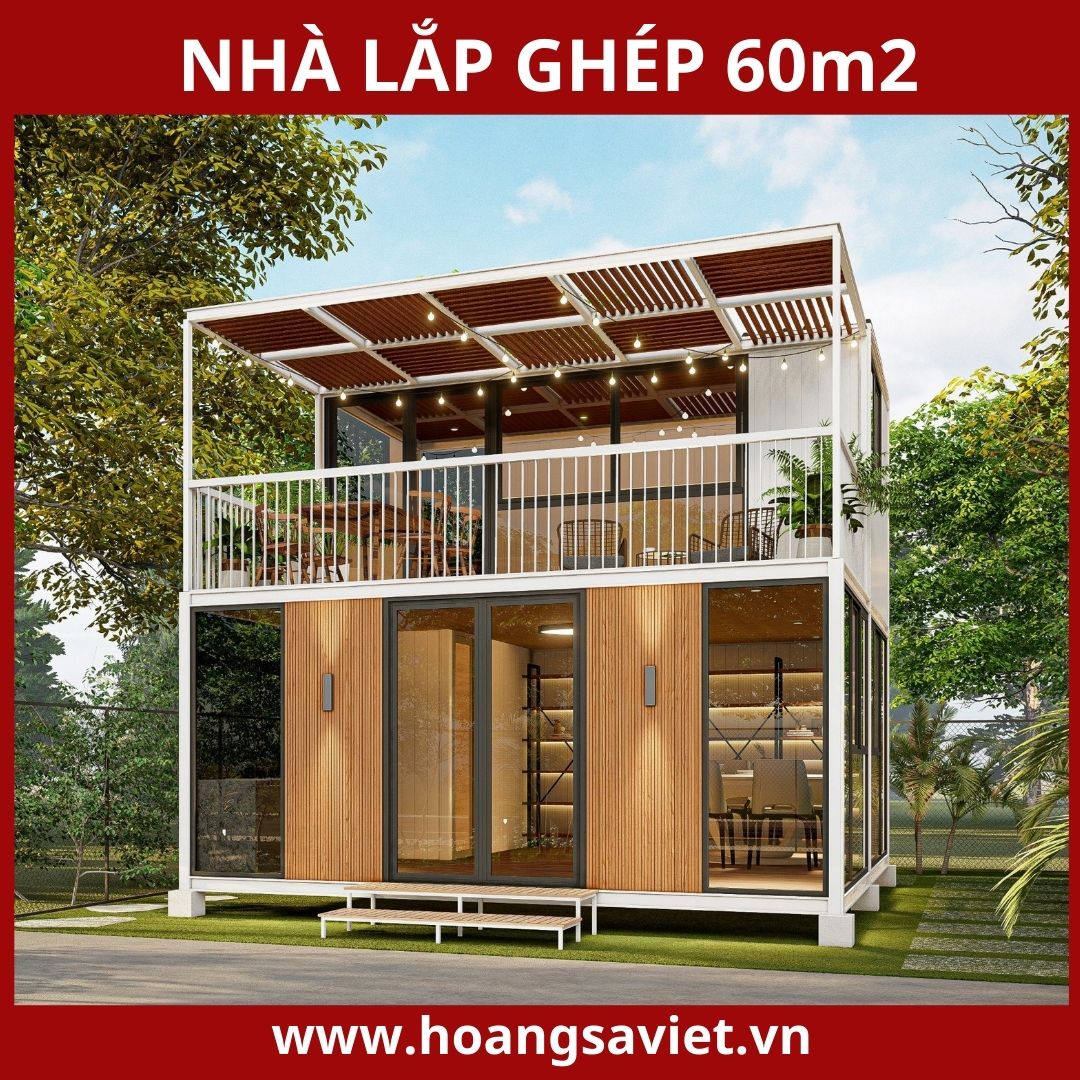 Nhà lắp ghép 60m2
