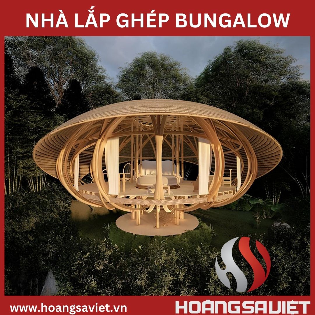 Nhà lắp ghép bungalow Nhà lắp ghép bungalow