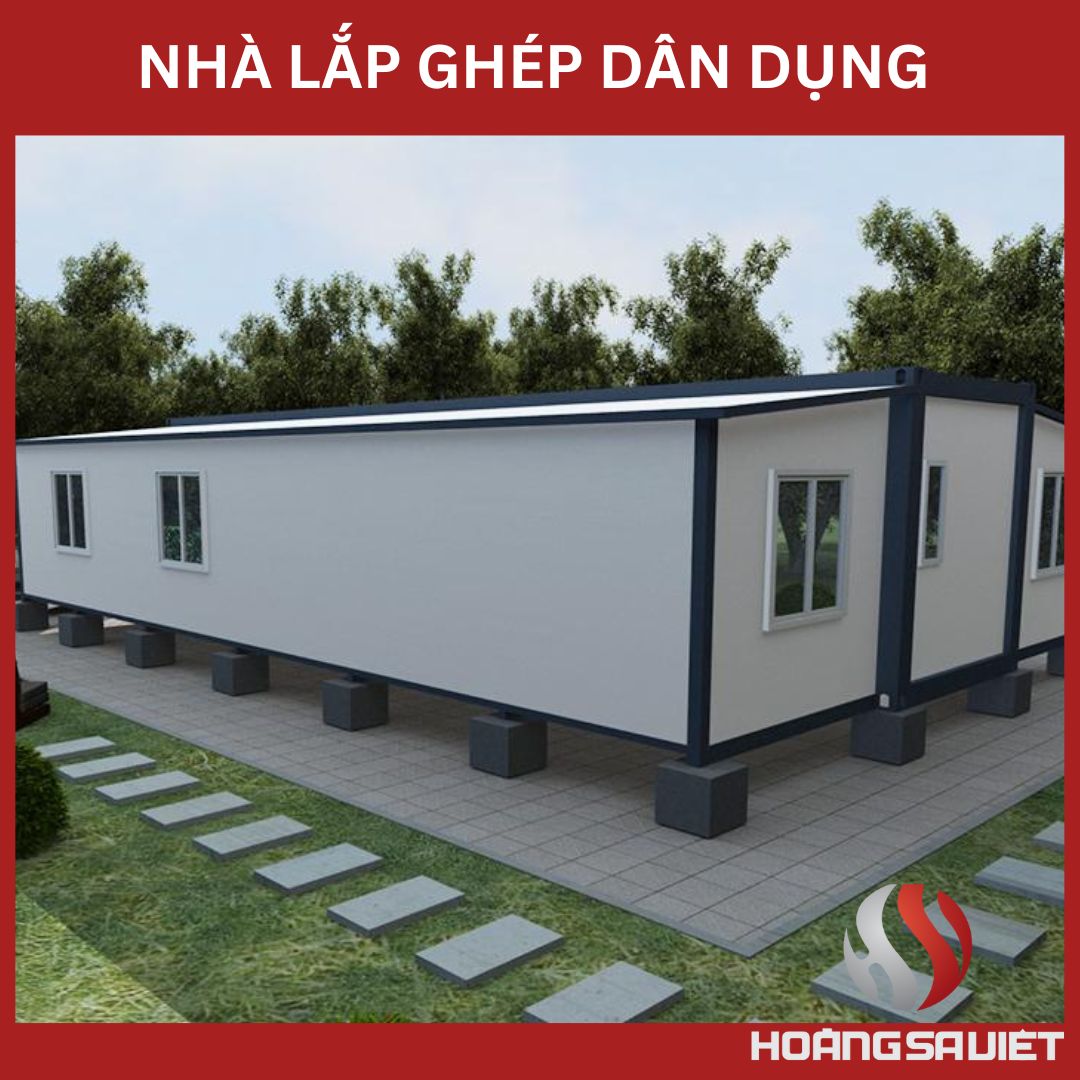 nhà lắp ghép dân dụng mở rộng