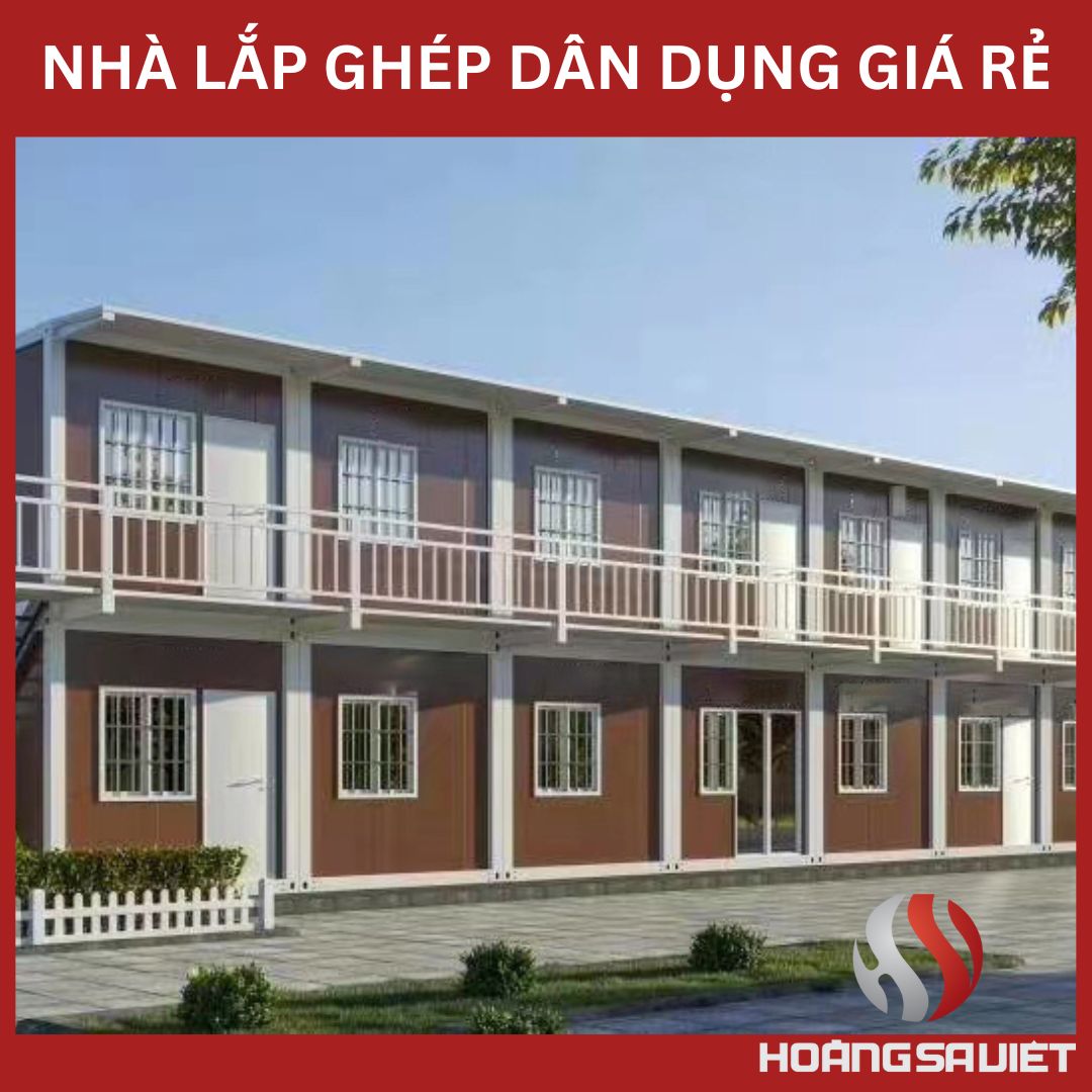 nhà lắp ghép dân dụng làm  phòng trọ cho thuê