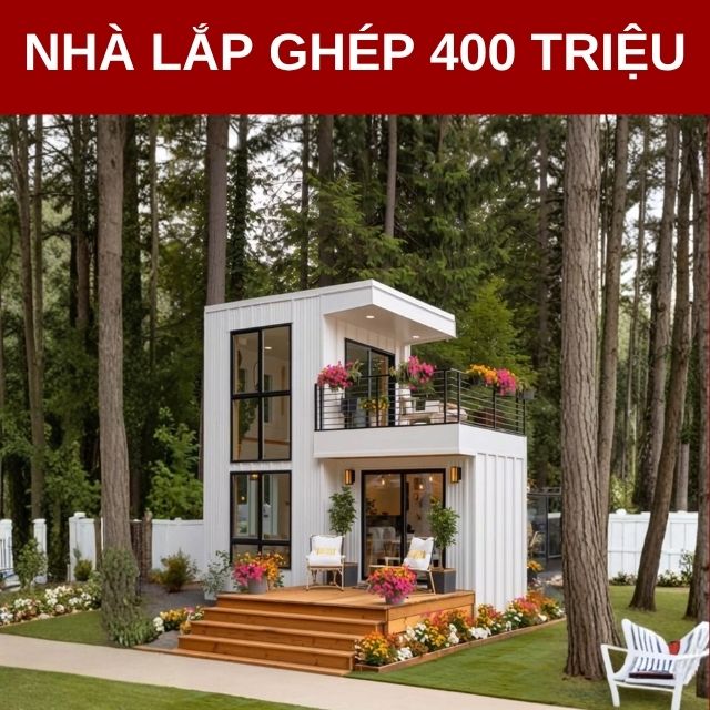 nhà lắp ghép 400 triệu