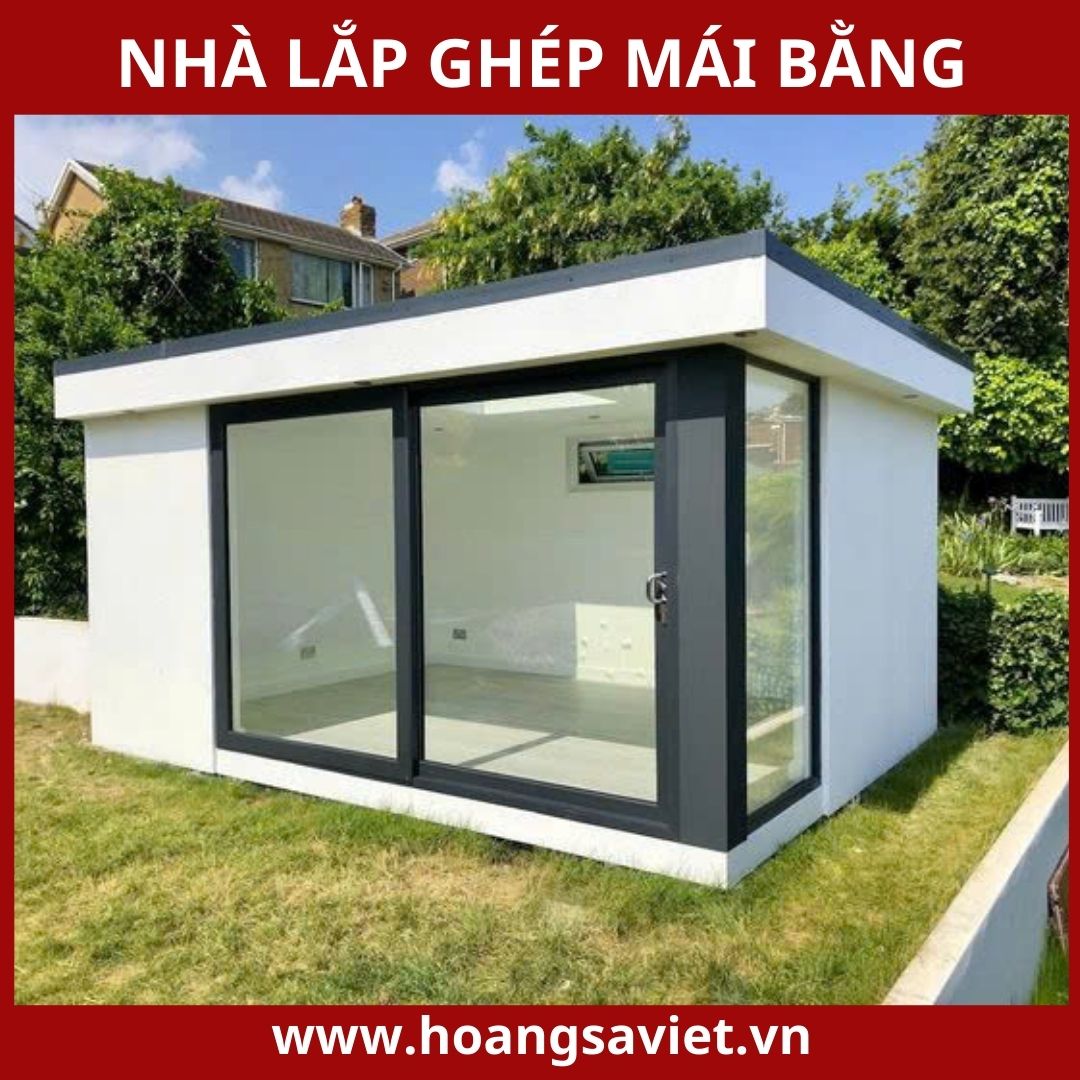 Nhà lắp ghép mái bằng