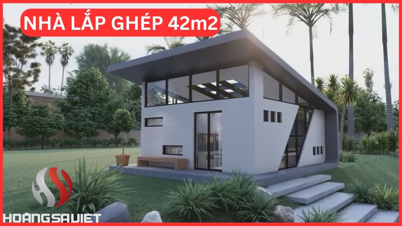 Nhà module lắp ghép hiện đại Nhà module lắp ghép hiện đại