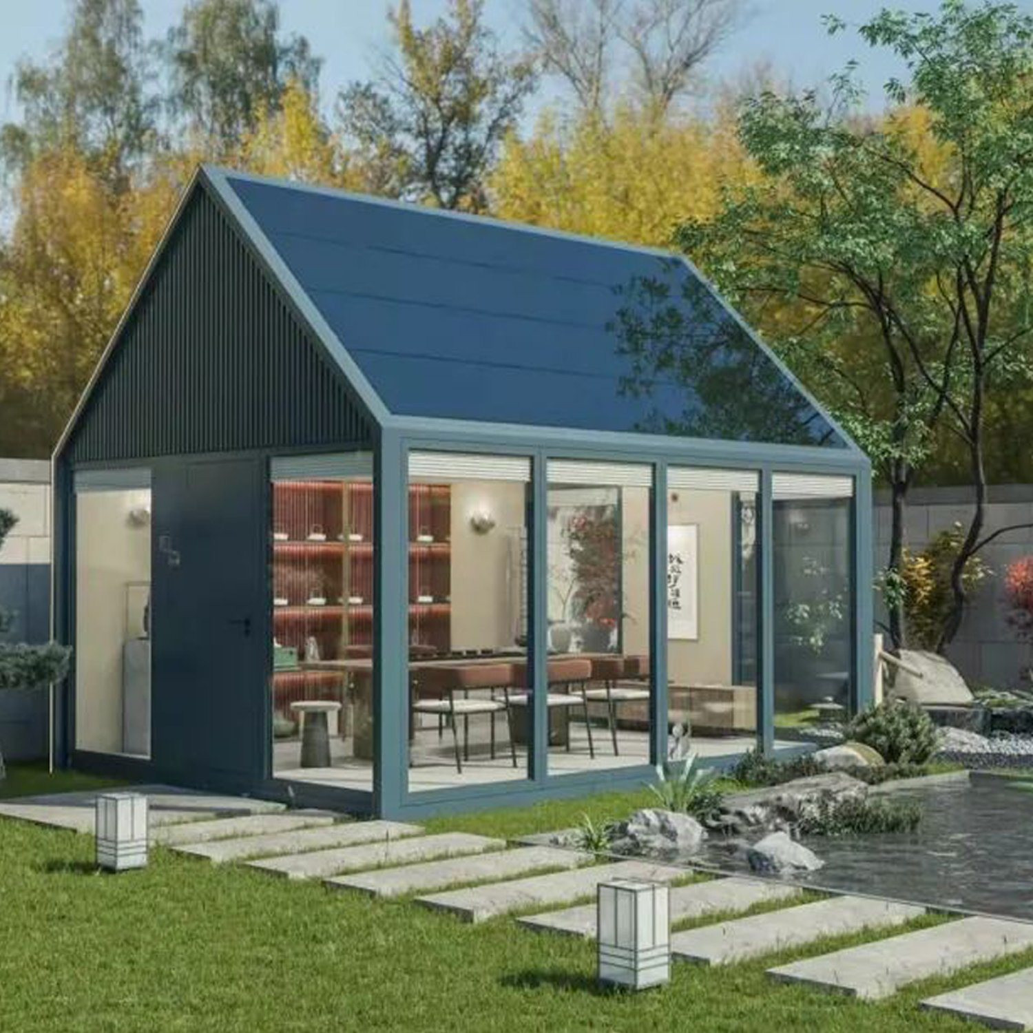 Mẫu thiết kế nhà vườn cấp 4 mái thái Mẫu thiết kế nhà vườn cấp 4 mái thái