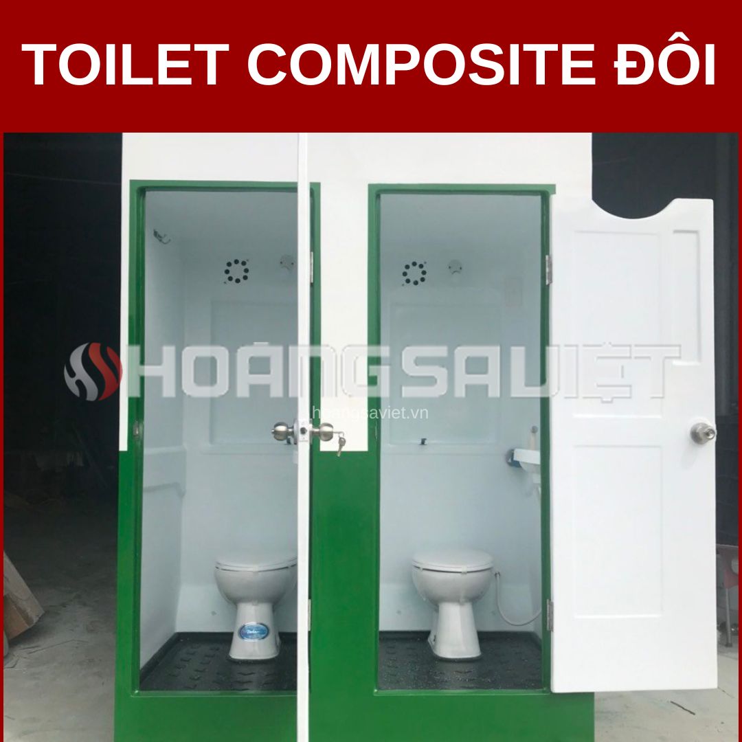Nhà vệ sinh composite đôi