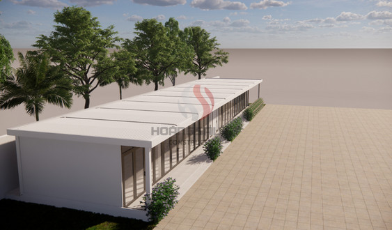 Mẫu văn phòng lắp ghép 2 tầng -  Hoàng Sa Việt