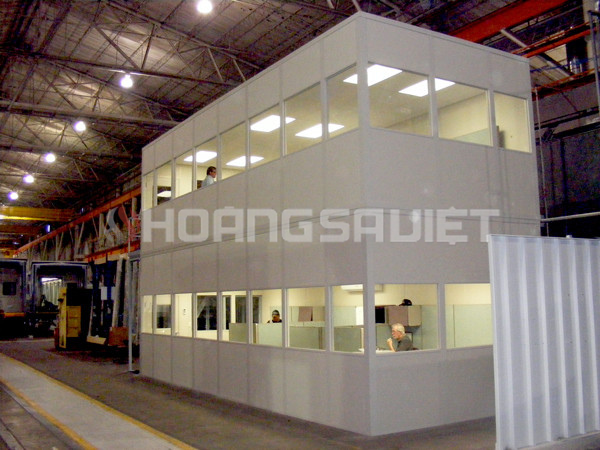 2-storey prefab office in Hoa Binh