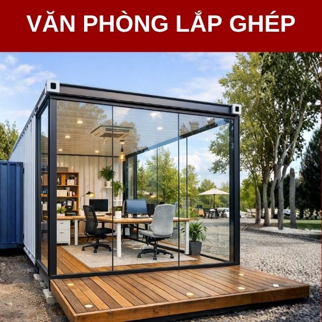 Văn phòng lắp ghép hiện đại
