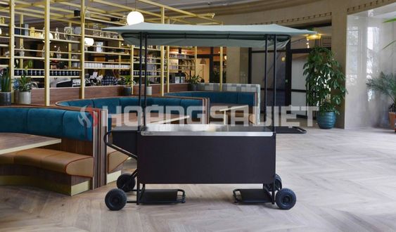 Mẫu xe đẩy bán hàng rong đẹp - rẻ Mẫu xe đẩy bán hàng rong đẹp - rẻ
