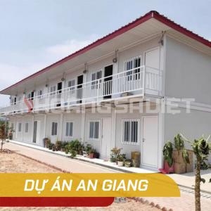 Building a 2-storey Prefab Hostel in An Giang Building a 2-storey Prefab Hostel in An Giang