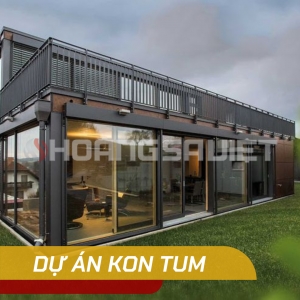Thi Công Văn Phòng Container Lắp Ghép Tại Kon Tum Thi Công Văn Phòng Container Lắp Ghép Tại Kon Tum