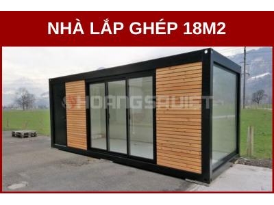 Mẫu Nhà Lắp Ghép 18M2 Cơ Bản Mẫu Nhà Lắp Ghép 18M2 Cơ Bản