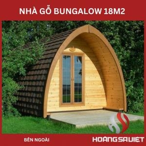 Nhà Gỗ Bungalow Mái Vòm 18M2 Nhà Gỗ Bungalow Mái Vòm 18M2