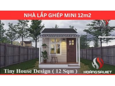 Nhà Lắp Ghép Mini 12M2 Siêu Đẹp Nhà Lắp Ghép Mini 12M2 Siêu Đẹp