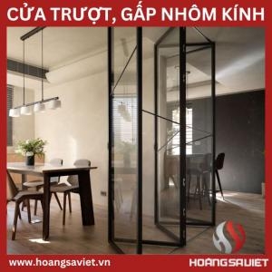 Cửa Trượt Gấp Nhôm Kính Cửa Trượt Gấp Nhôm Kính