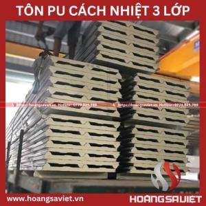 Tôn Pu Cách Nhiệt 3 Lớp Tôn Pu Cách Nhiệt 3 Lớp