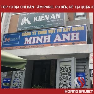 Top 10 Địa Chỉ Bán Tấm Panel Pu Bền, Rẻ Tại Quận 3 Top 10 Địa Chỉ Bán Tấm Panel Pu Bền, Rẻ Tại Quận 3