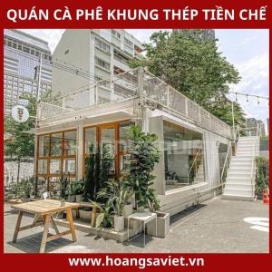 Quán Cafe Khung Thép Tiền Chế Quán Cafe Khung Thép Tiền Chế