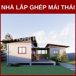 Nhà Lắp Ghép Mái Thái