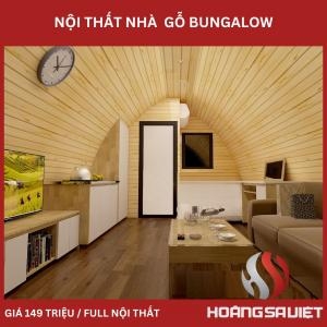 Nhà Gỗ Bungalow Mái Vòm 18M2 Nhà Gỗ Bungalow Mái Vòm 18M2