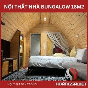 Nhà Gỗ Bungalow Mái Vòm 18M2 Nhà Gỗ Bungalow Mái Vòm 18M2