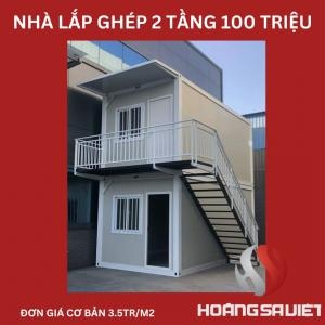 Nhà Container 100 Triệu (Lắp Ghép)
