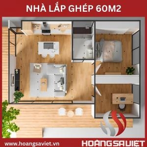 Nhà Lắp Ghép 60M2 Đẹp
