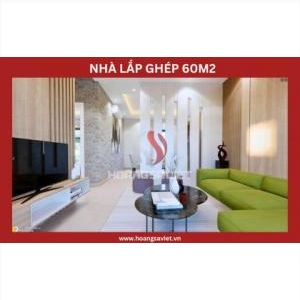 Nhà Lắp Ghép 60M2 Đẹp