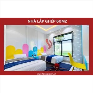 Nhà Lắp Ghép 60M2 Đẹp