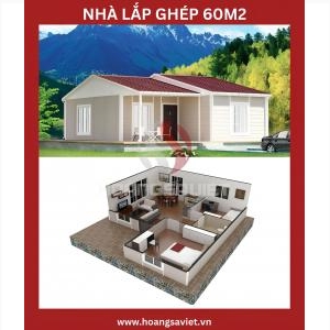 Nhà Lắp Ghép 60M2 Đẹp