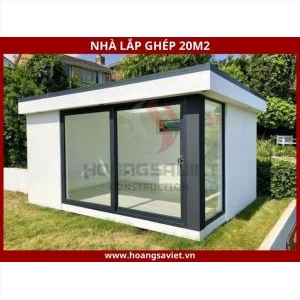 Mẫu Nhà Lắp Ghép 20M2 Tiện Nghi Mẫu Nhà Lắp Ghép 20M2 Tiện Nghi