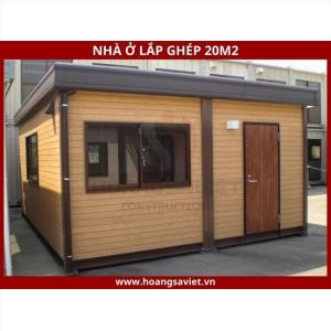Mẫu Nhà Lắp Ghép 20M2 Tiện Nghi Mẫu Nhà Lắp Ghép 20M2 Tiện Nghi