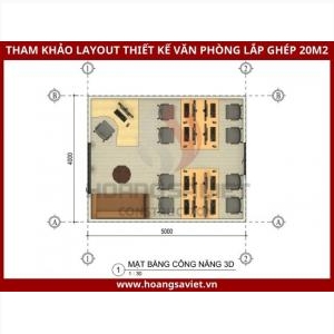 Mẫu Nhà Lắp Ghép 20M2 Tiện Nghi Mẫu Nhà Lắp Ghép 20M2 Tiện Nghi
