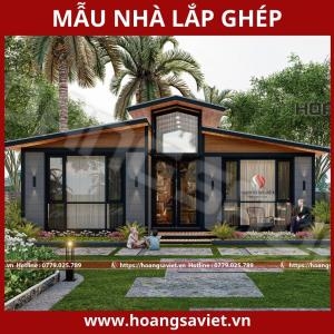 nhà lắp ghép hiện đại, giá rẻ